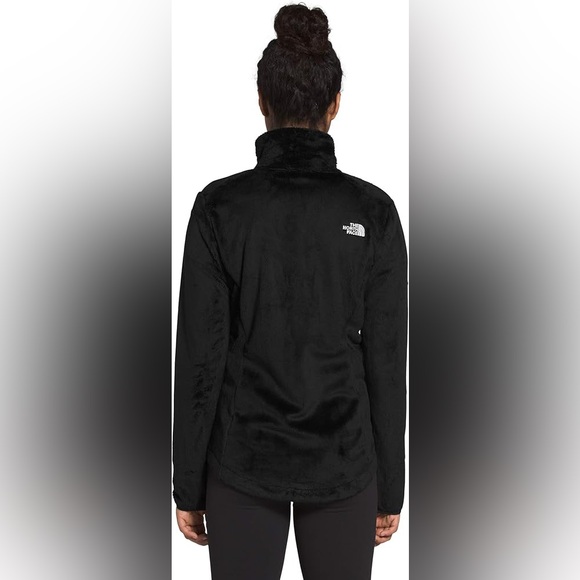 ⭐️ THE NORTH FACE Girls Osito Full Zip Fleece Jacket Black Size XL 18 - Picture 3 of 17